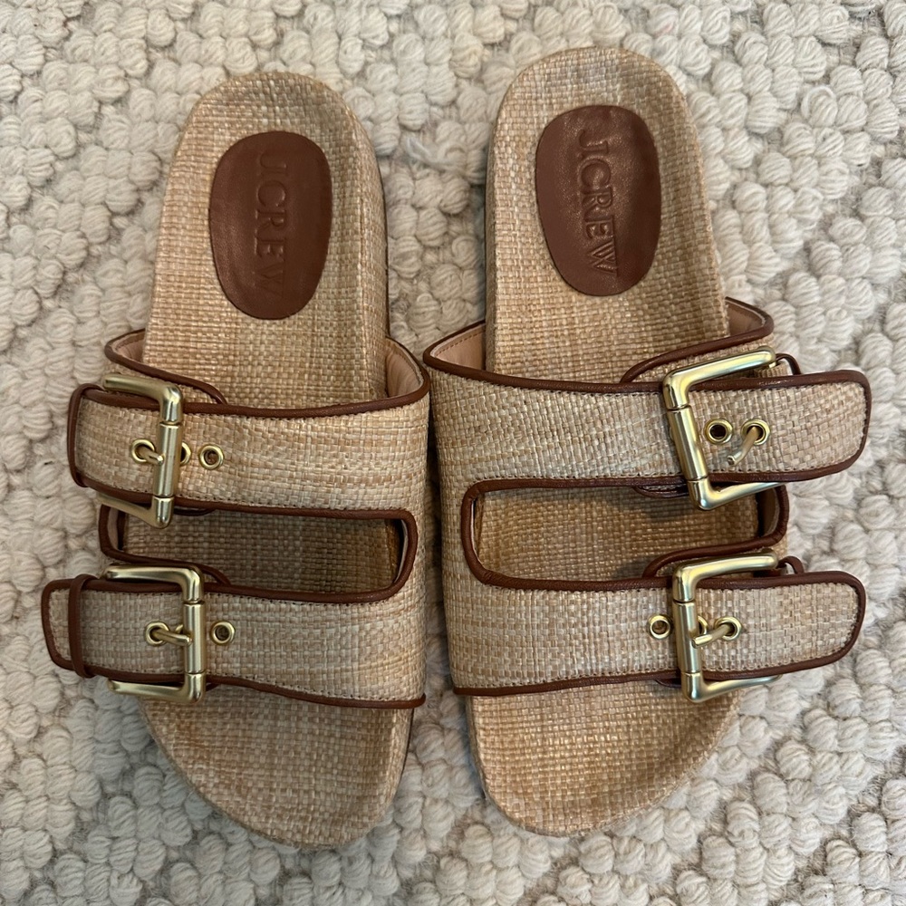 J. Crew Marlow Sandals Raffia (women’s)